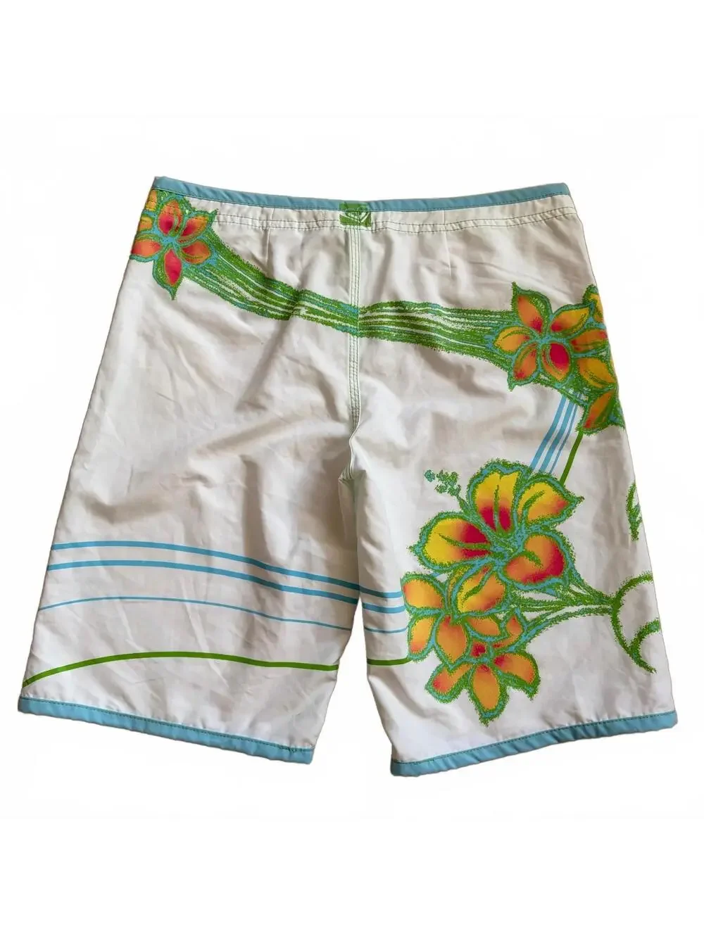 Y2K Roxy Quiksilver Surfer Board Swim Shorts Surf Trunks Vintage Junior's 3 NWT